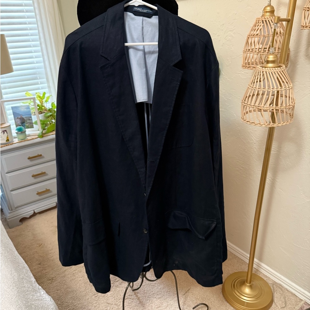Polo by Ralph Lauren Men's Navy Linen Sport Coat